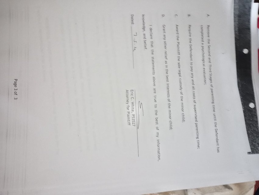 Final page of document citing PPO in 2012 Jackson County Circuit Court divorce records