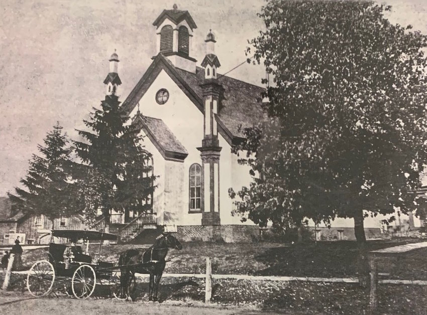 The earliest First United Methodist Church at the present-day Temple Lofts site was built of wood in 1870 at a cost of $10,000.