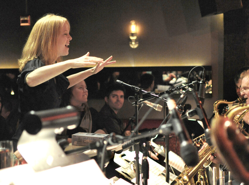 The Maria Schneider Orchestra, one of the most creative and ambitious large ensembles in jazz history, makes its Wharton debut Feb. 23. Photo by Dina Regine.