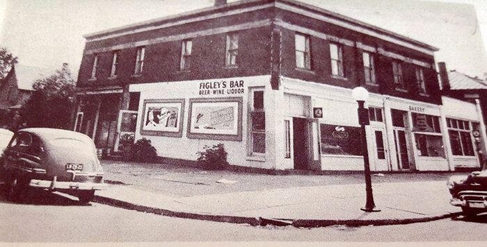 Courtesy photo
These stores stood on the corner of southwest corner of Butler Boulevard and St. Joseph Street before I-496 was built.