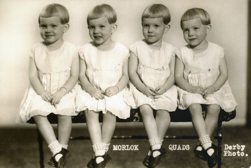 The Morlok quadruplets in 1933.