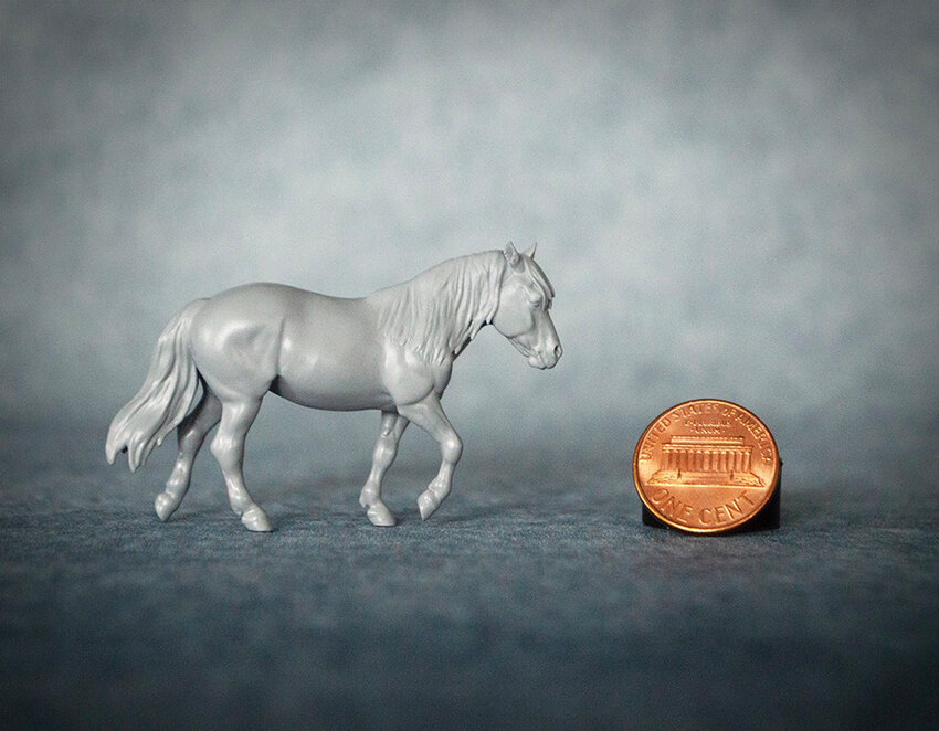 Ramouni and business partner Teagan Russ plan to start a company called the Cali Corp. to train mini guide horses. To raise funds for it, they will sell a sculpture of Cali in two different sizes that have been created by Leah Peretz of Canyon Spring Studio in the Netherlands. 