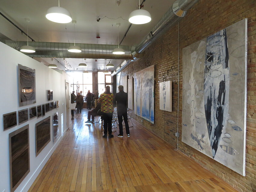Natural light and weathered brick give Gladden Space, a new art gallery in Old Town, a Mediterranean feel.