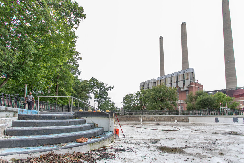 Lansing Parks and Recreation Director Brett Kaschinske said one major goal in restoring Moores Park Pool was to "maintain the historical nature" of the site, which sits just off the south bank of the Grand River, west of Washington Avenue.