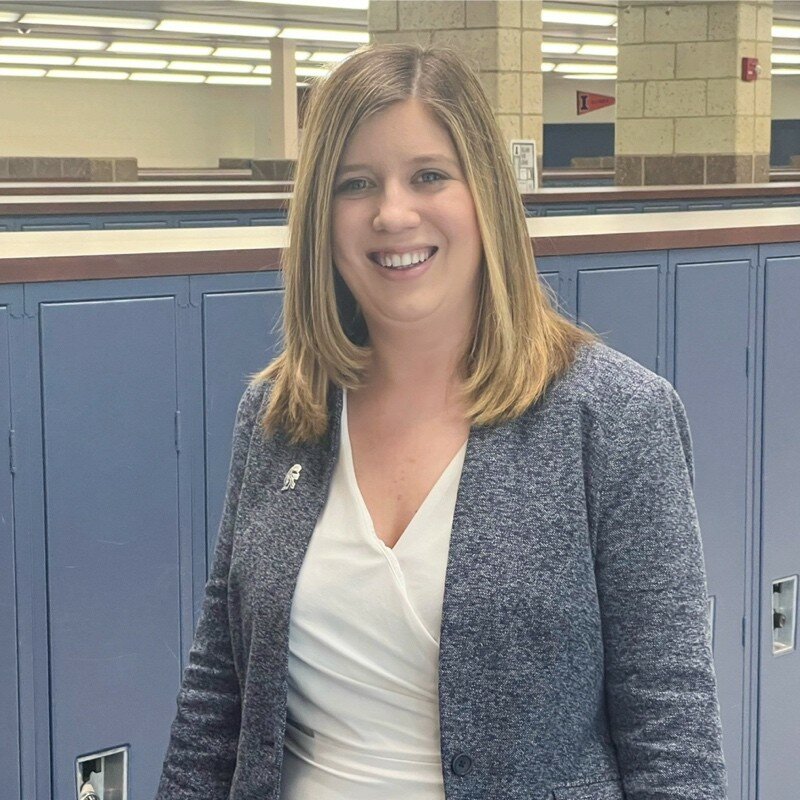 East Lansing High School Principal Ashley Schwarzbek.