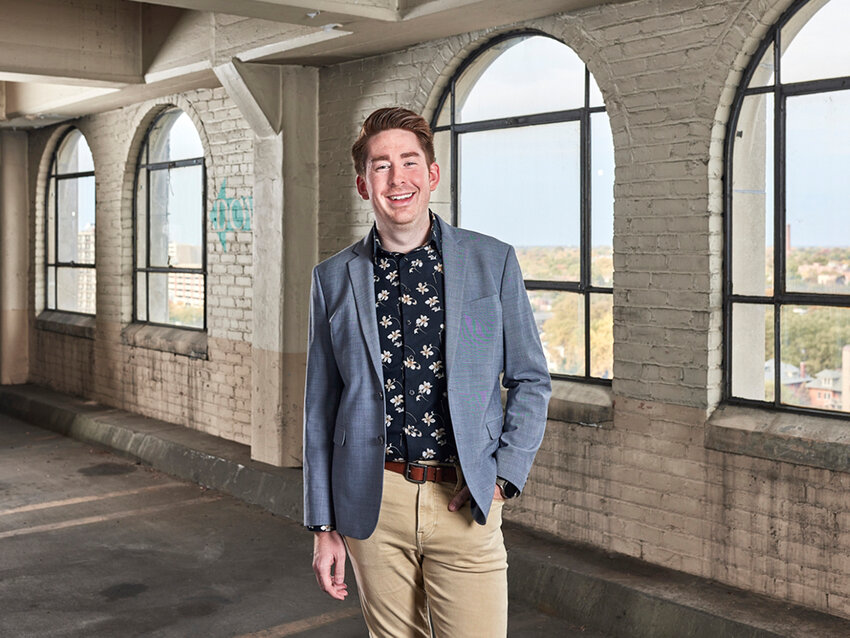 Andrew Stone, Kahn’s chief architect and operations leader, is a 10-year veteran of the Detroit firm. He is the youngest member of the 129-year-old firm’s board of director. He was selected as an LGBTQ Leader in Business by Crain’s Detroit in 2022.  When Kahn won the bid for the Ovation, Stone asked for a “fresh sheet of paper” for the $28 million project.