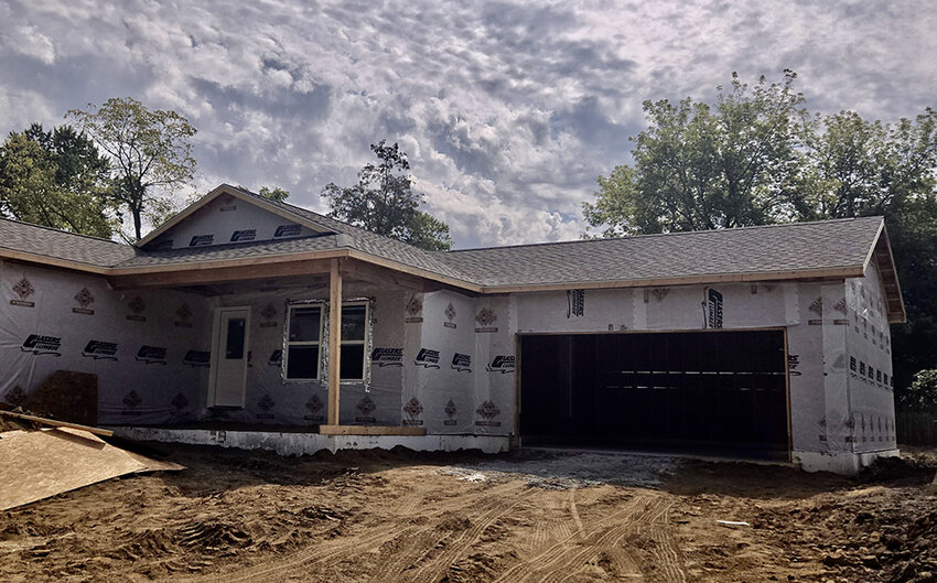 The American Rescue Plan, a federal program, is paying for construction of this single-family house at 4512 Ingham St. in south Lansing. With ARP funding set to expire in 2026, Ingham County is seeking a tax millage to replace those dollars.