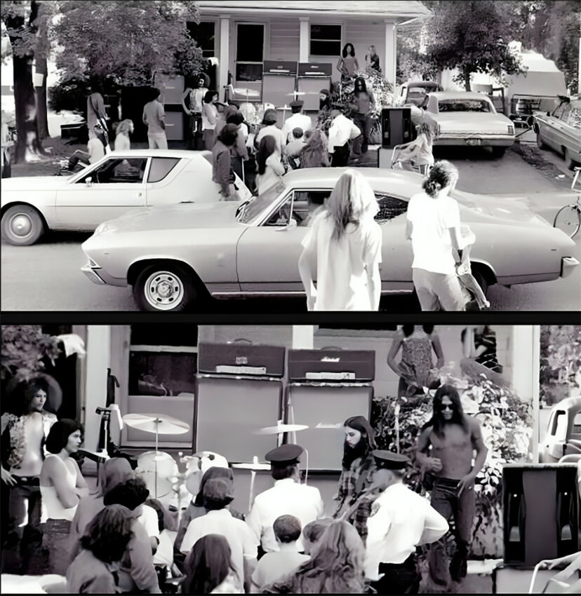 Photo by John Lindemann
The Dogs were busted by police in 1972 after attempting to play a show outside a house on Lansing’s Baker Street.