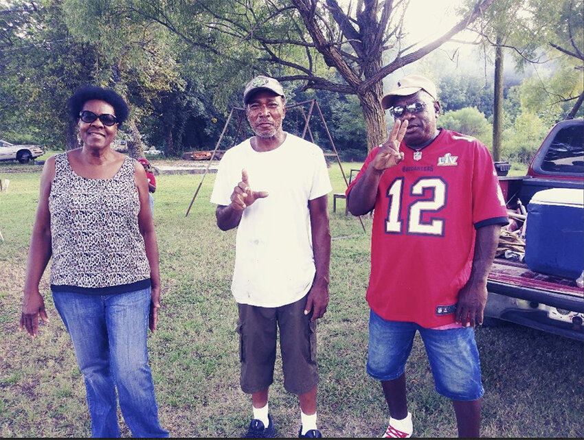 Courtesy photo
Besides building housing for displaced sharecroppers in Mississippi, Bryan helped organize basic education and GED classes to help them rise from poverty. She is pictured her with local residents during her 2021 return visit to Freedom Village.