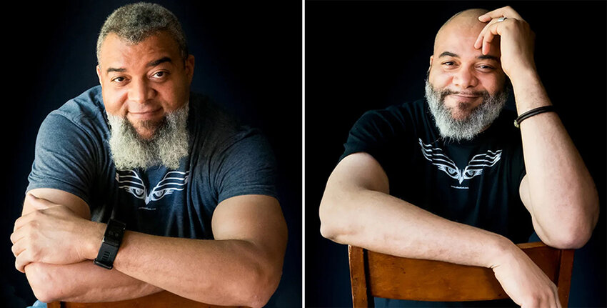 Courtesy photos 
A new addition to the CCFF, the Distant Planet Project, brings a weekend of Afrofuturist film and speculative fiction to the Robin Theatre in REO Town. Twin brothers and OG Afrofuturists Jim (left) and Tim Fielder will be the featured artists.