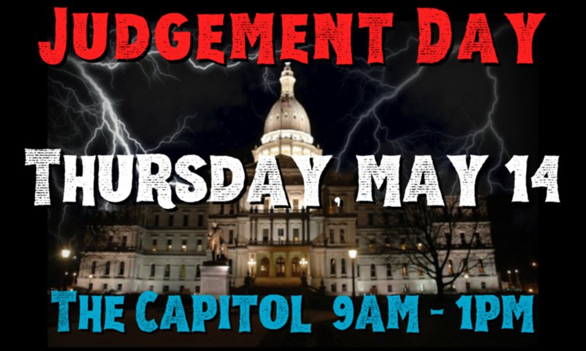 Tomorrow morning's scheduled protest at the Capitol calls itself &quot;Judgement Day.&quot; It is the third protest in six weeks against the governor's shutdown order in six It follows Operation Gridlock and the American Patriot Protest in April.