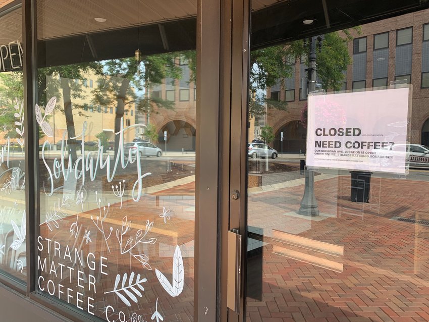 Strange Matter Coffee Co. is closing its downtown Lansing location as a result of a decline in business.