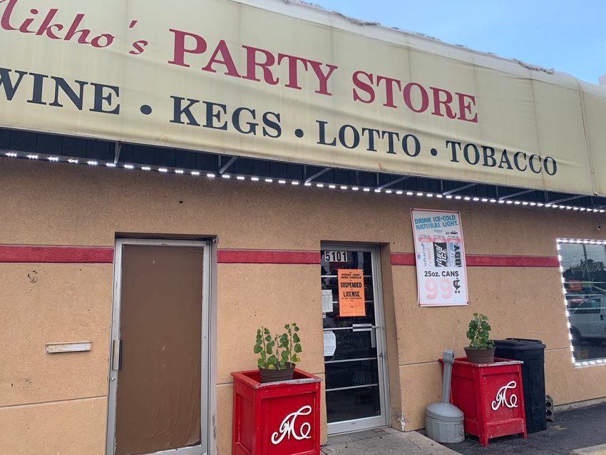 Mikho's, a southside Lansing liquor store, is closed for 30 days after it sold liquor to teens, according to the state Liquor Control Commission.