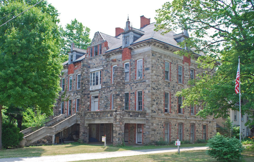 The historic Fenton Seminary in 2011, four years before demolition.