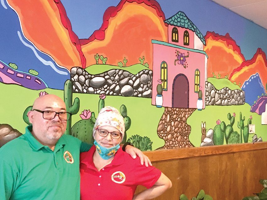 Taqueria El Chaparrito owners Lourdes Casillas and Saul Martinez at the restaurant&rsquo;s new location at 4832 W. Saginaw Highway.