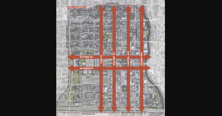 Six one-way streets in Lansing are set to be converted to allow for two-way traffic this fall.