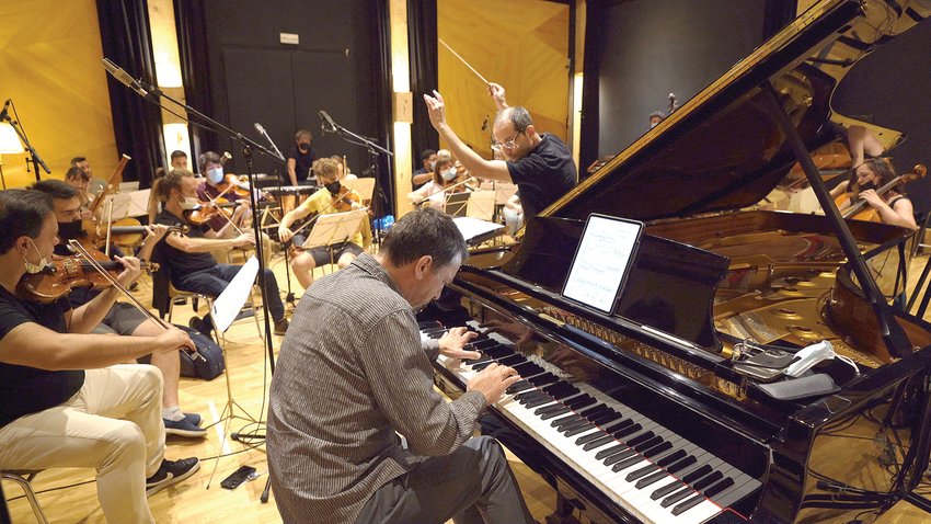 Lansing pianist and recording engineer Sergei Kvitko realized a lifelong dream last summer, playing Mozart&rsquo;s 20th piano concerto with the Madrid Soloists Chamber Orchestra and conductor Tigran Shiganyan. The CD came out in November.