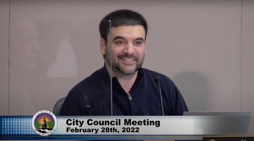 Lansing City Council President Adam Hussain