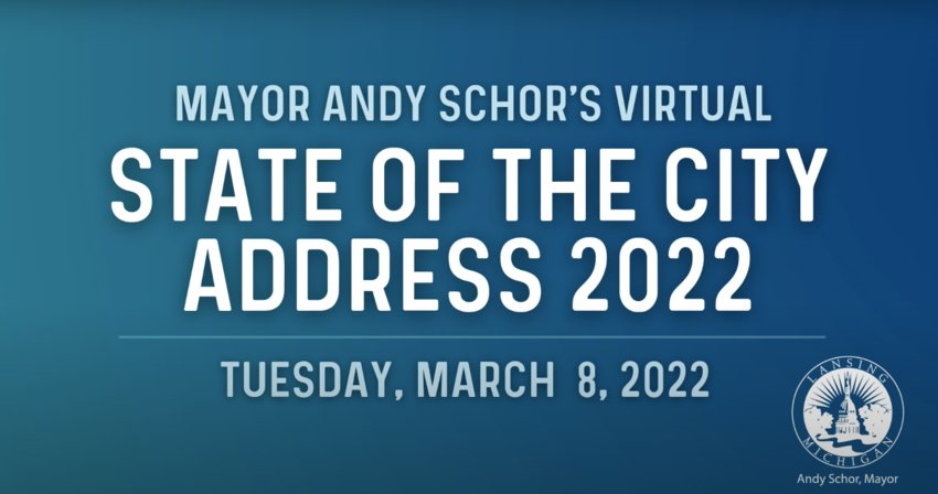 Lansing Mayor Andy Schor delivered his fifth annual State of the City address on Tuesday, March 8.