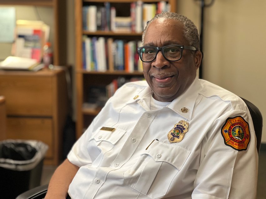 Lansing Fire Chief Brian Sturdivant's first day on the job was Monday, May 2.