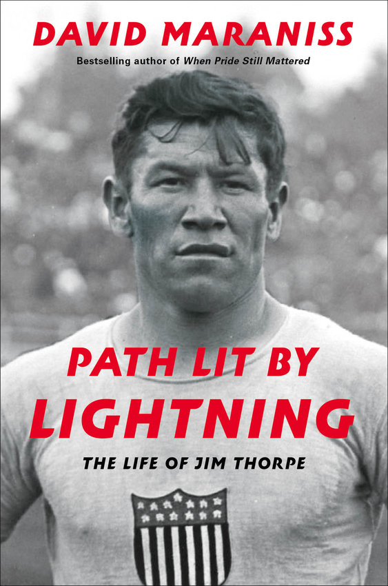 &ldquo;Path Lit By Lightning: The Life of Jim Thorpe&rdquo; is available via Simon and Schuster.