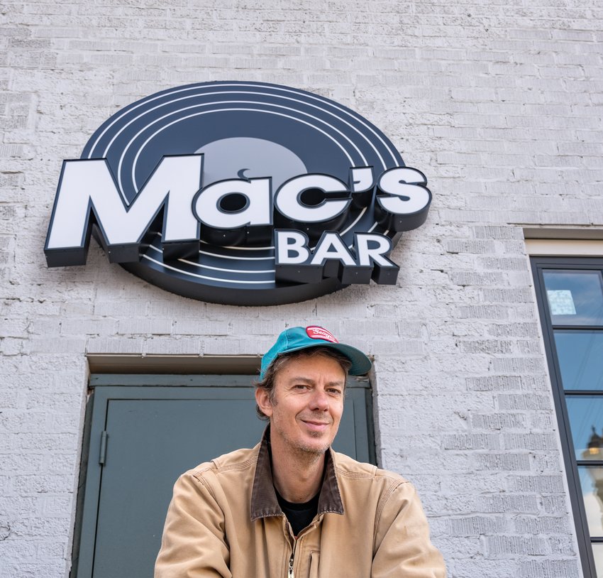 Closed since the COVID-19 shutdown, Mac&rsquo;s Bar is wrapping up massive renovations. Owner Chuck Mannino shows off the bar's new exterior at 2700 E. Michigan Ave., Lansing.