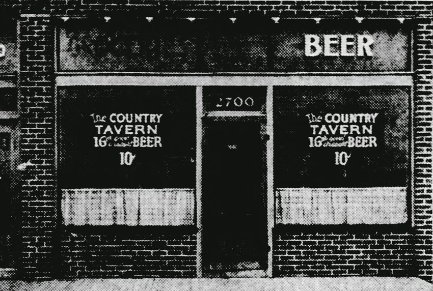Before Mac&rsquo;s Bar, 2700 E. Michigan Ave. was The Country Tavern, shown here in 1935.
