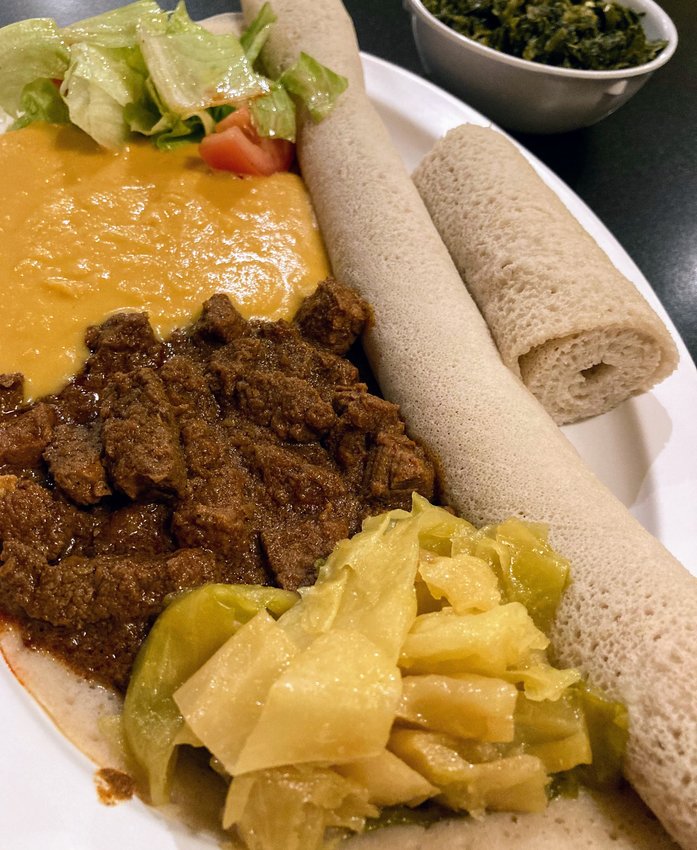 The Meat &amp; Veggie Combo at Altu&rsquo;s.