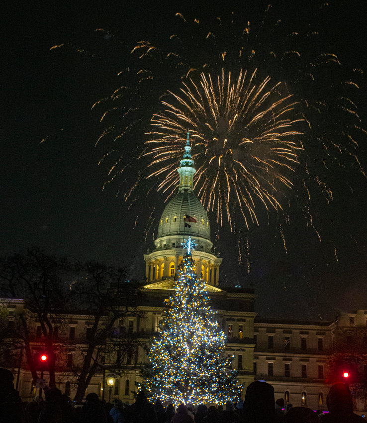 Fireworks over the Capitol capped the 38th annual Silver Bells in the City Friday night.