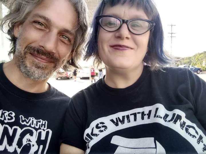 Punks With Lunch Lansing, co-founded by Julia Miller and Martin Mashon, is a not-for-profit outreach organization providing food, personal care, seasonal attire and harm reduction in Lansing.