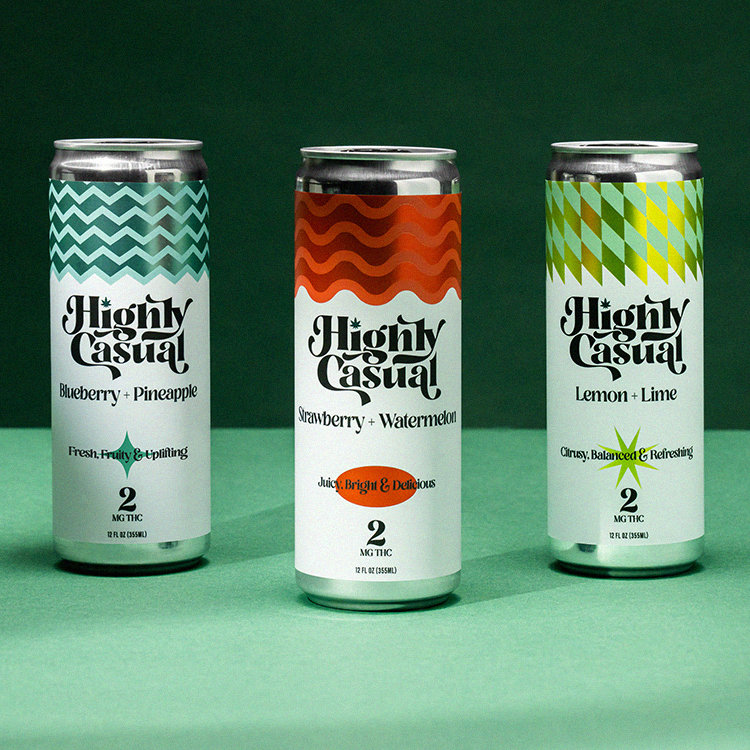 Highly Casual, a cannabis-infused seltzer, is a joint collaboration between Pleasantrees and Andrew Blake of Blake&rsquo;s Hard Cider.