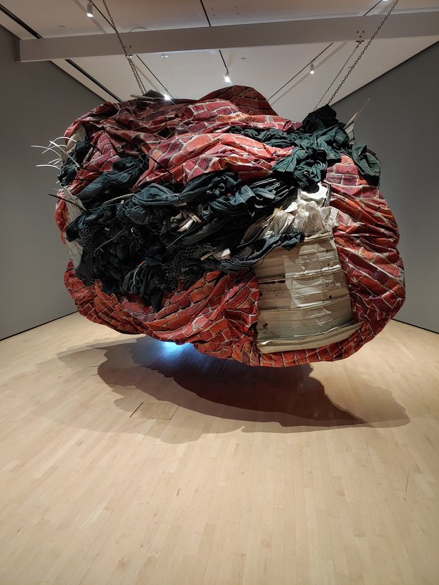 Keith LaMar, the subject and co-creator of &ldquo;DIEGEST,&rdquo; believes the carceral system is designed to break you down slowly and consume you like a digestive system. Artist Mia Pearlman molded prison materials such as brick, barbed wire and zip-tie handcuffs to resemble an enormous, organic mass representing this idea.