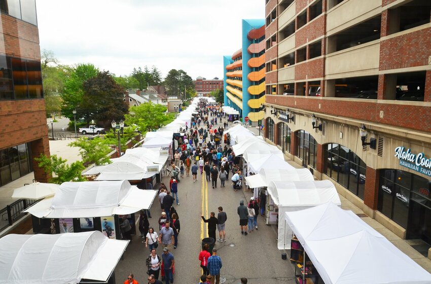 More than 150 artists will have booths on Albert and M.A.C. avenues at the 60th annual East Lansing Art Festival, selling and exhibiting their work with a variety of mediums.