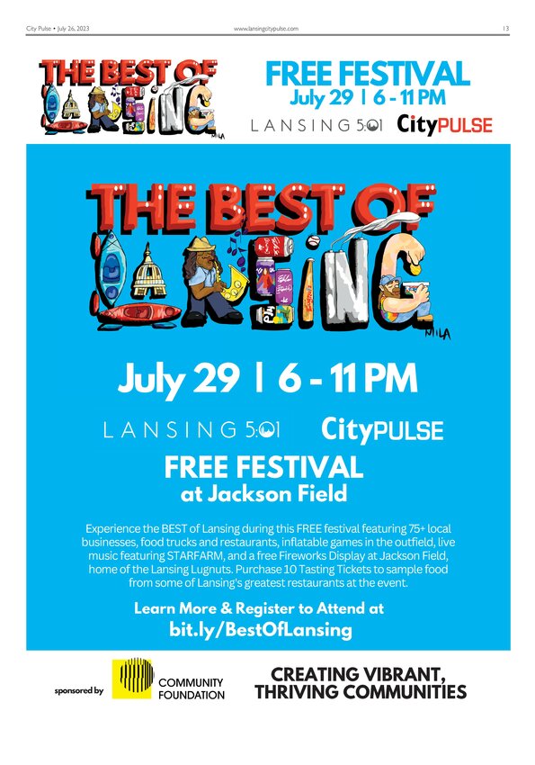 Best of Lansing Festival guide: map, vendor locations and more  City Pulse