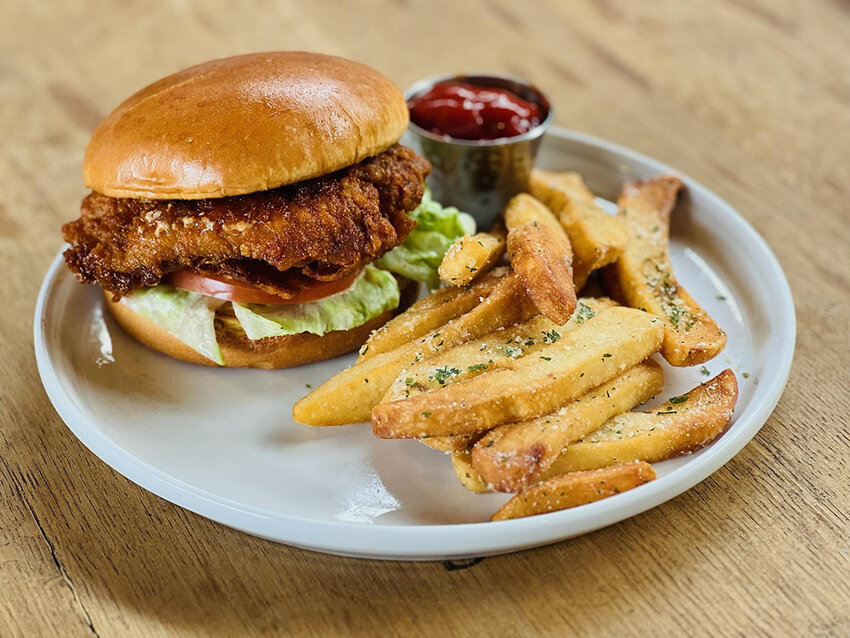 The She Ate/He Ate critics agree — Ellison Brewery’s Nashville Hot Yardbird sandwich is a smash hit, as are its other offerings, including pizzas, wings and breakfast sandwiches.