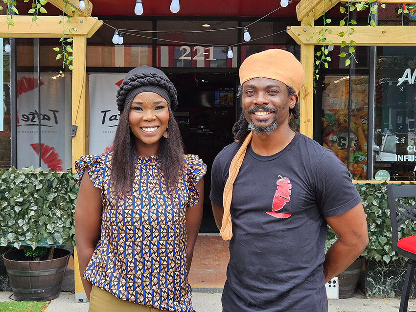 Rihab Musa (left) and Taiwo Adeleye, organizers of this year&rsquo;s Capital Afrofest.
