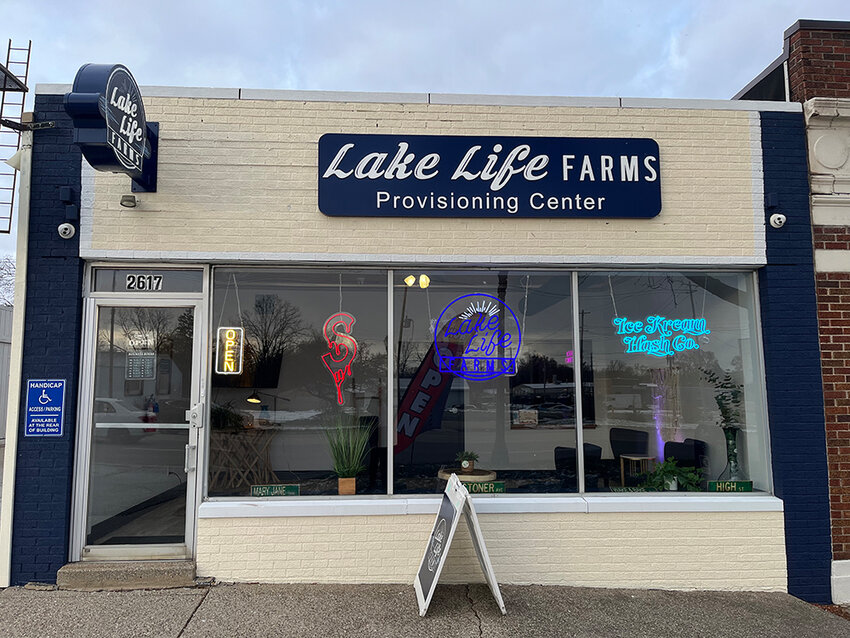 Lake Life Farms’ new provisioning center on East Michigan Avenue.