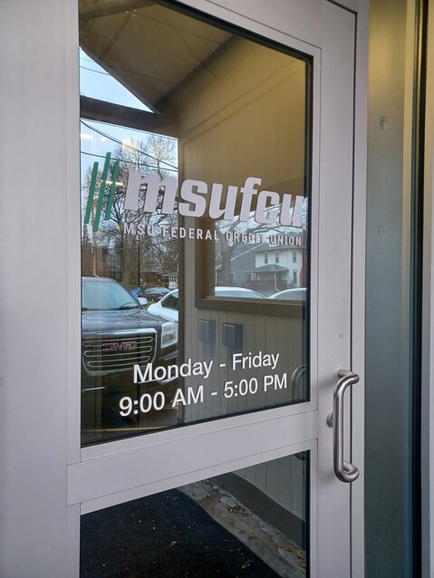 Customers of Gabriels Community Credit Union, 1901 E. Michigan Ave. in Lansing, were greeted with new signage on the entrance in the new year