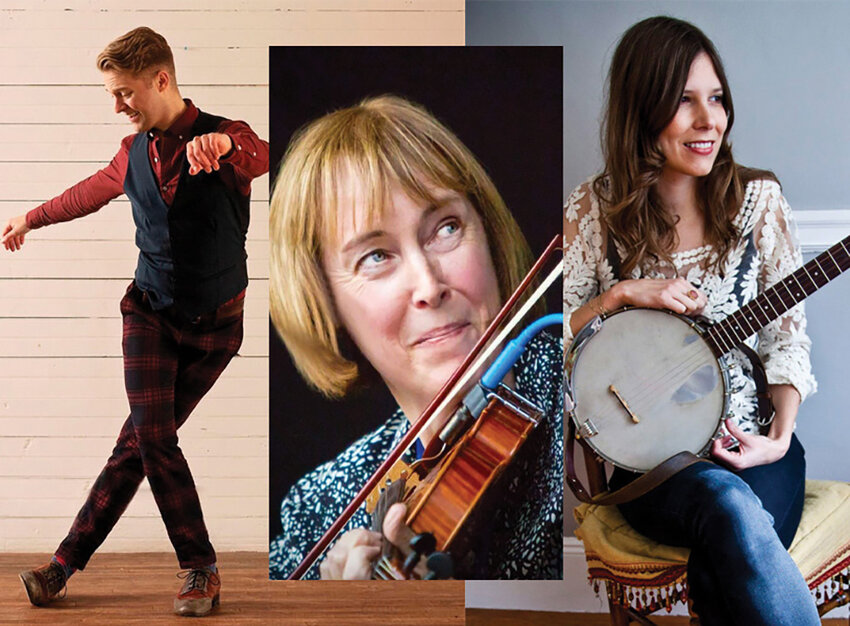The Ten Pound Fiddle will offer 15 concerts throughout its winter and spring season, including dancer Nic Gareiss, fiddler Liz Carroll and banjoist Allison de Groot on Friday (Jan. 19) and Cajun/Americana group Feufollet on Feb. 23.