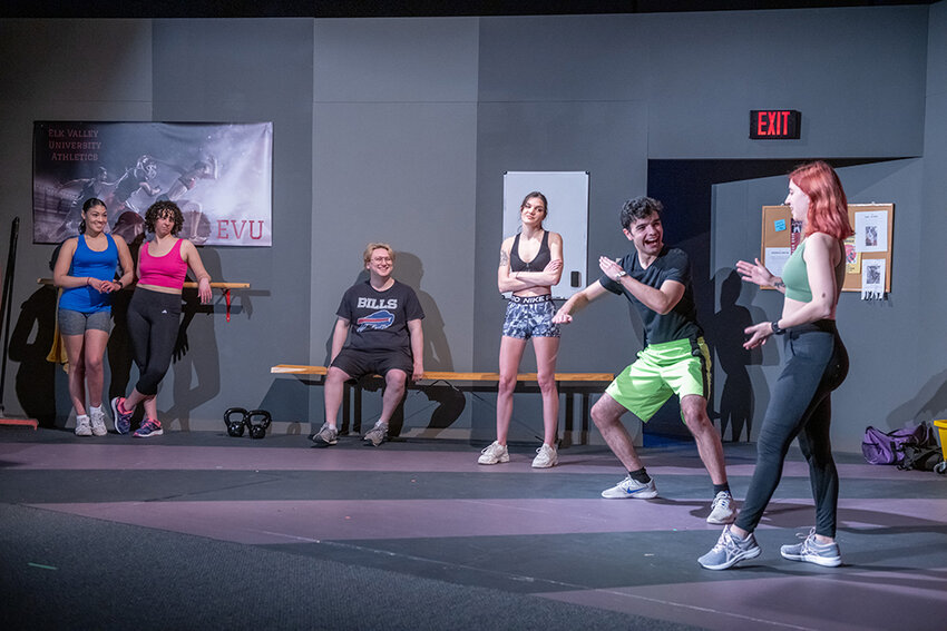 The cast of Peppermint Creek Theatre Co.&rsquo;s production of &ldquo;How to Defend Yourself,&rdquo; running Thursday (Feb. 8) through Sunday (Feb. 11) at the Stage One Performing Arts Center in northeast Lansing.