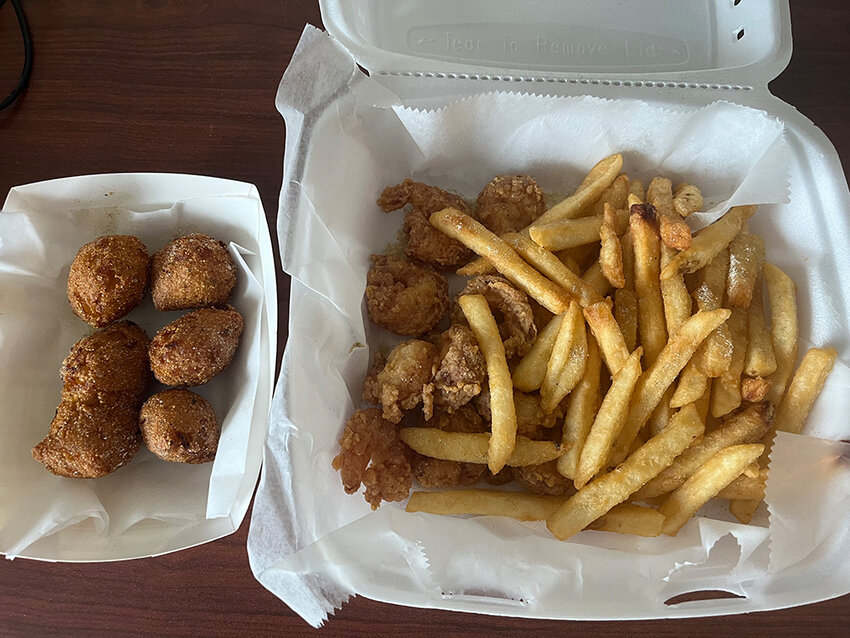 No matter what you order at Eastside Fish Fry, it will be deep fried to a perfectly golden crisp.