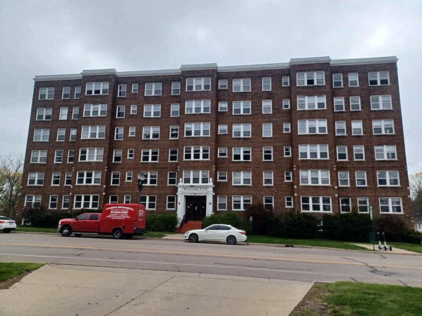 Built in 1922 and vacant since 2019, this apartment complex at 927 S. Washington Ave. was added to the National Register of Historic Places on April 17.