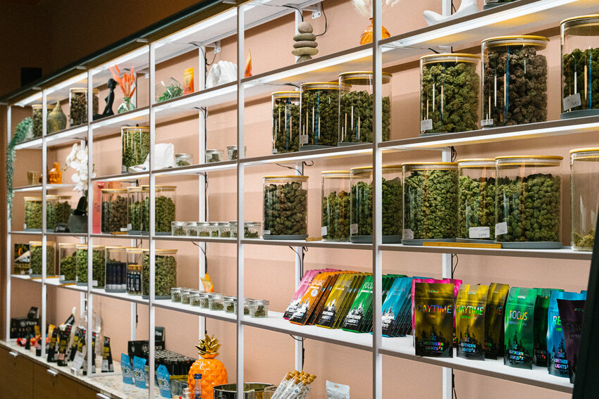 Flora strikes a good balance between a high-end showroom and a traditional bud bar for old-school pot consumers.