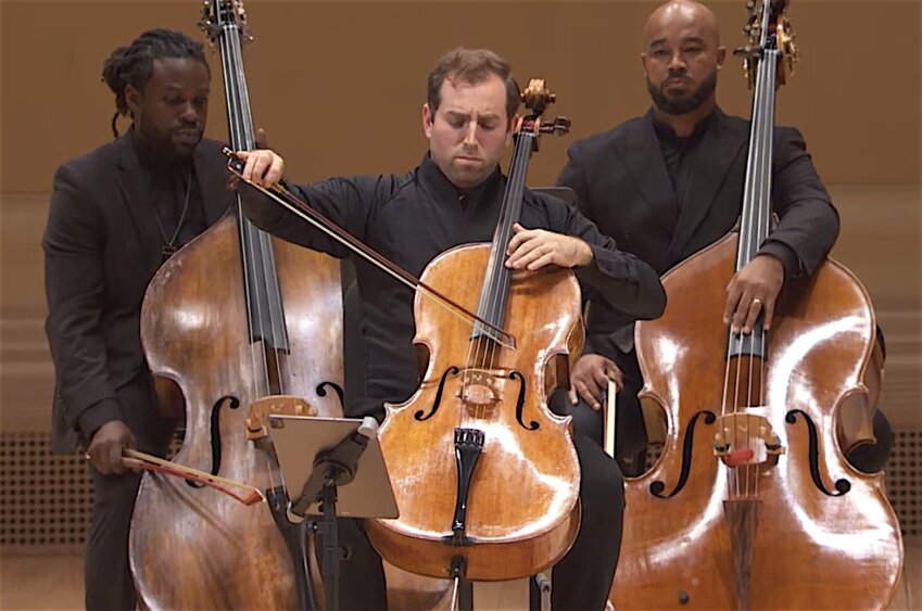 Cuban-American cellist Tommy Mesa, soloist in the Lansing Symphony's Oct. 3 season opener, is seen here playing with the Detroit-based Sphinx Virtuosi, coming to Wharton Center Feb. 22.