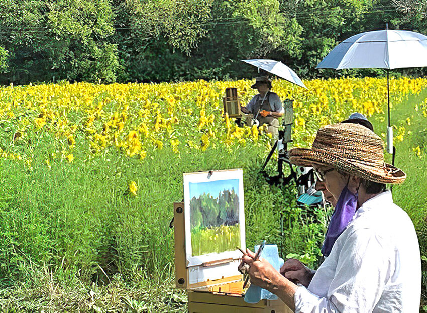 En Plein Air Mid-Michigan artists paint at the DeVries Nature Conservancy in Owosso.