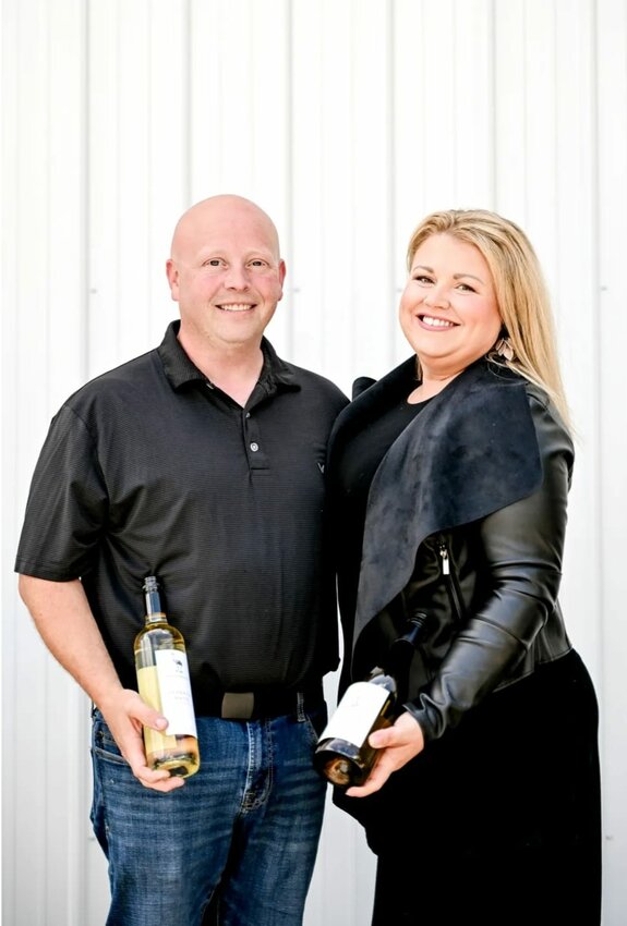 Last month, Michael (left) and Heather McDonald expanded their Laingsburg wedding venue, Graham Banquet Center, to include a winery offering 15 varieties of vino and an artisanal food menu.