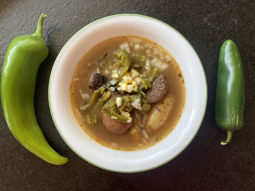 The pleasant weather of late summer makes it a great time to gather around a grill, have a cookout and make green chili stew from the leftovers.