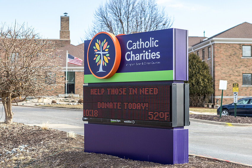 Photo by Raymond Holt  Catholic Charities of Ingham, Eaton and Clinton Counties, whose headquarters is on Willow Street in Lansing, has helped resettle about 17,000 refugees in the Greater Lansing area.