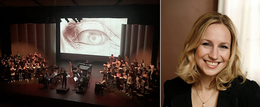 The Lansing Symphony will roll out &ldquo;The Notebooks of Leonardo da Vinci,&rdquo; composer Jocelyn Hagen&rsquo;s multimedia project complete with a full chorus, orchestra and projected images, at its season opener on Oct. 4. The work has been performed in dozens of venues around the world since its premiere in 2019.