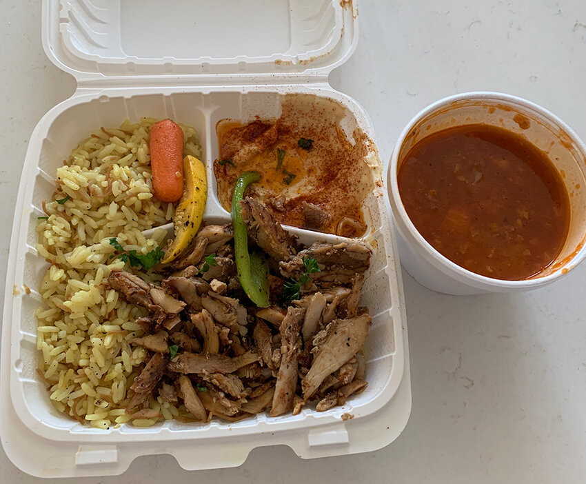 The chicken shawarma at the new Sultan’s Mediterranean Cuisine location in Delta Township is a tantalizing treat for the taste buds.